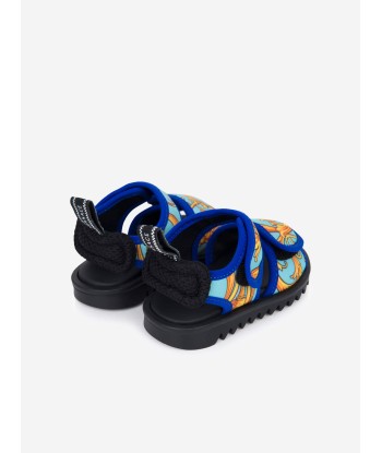 Versace Boys Neoprene Baroque Sandals des créatures d'habitude