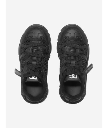 Dolce & Gabbana Unisex Mesh And Leather Lace Up Trainers prix