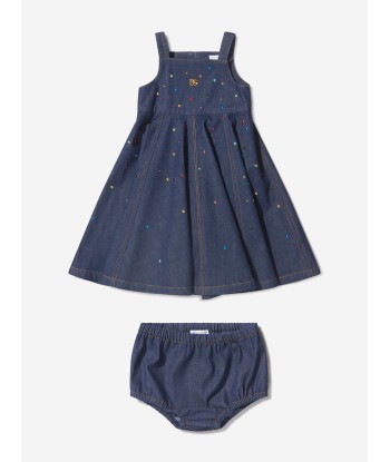 Dolce & Gabbana Baby Girls Embellished Dress With Knickers paiement sécurisé