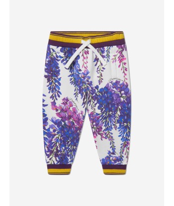 Dolce & Gabbana Baby Girls Cotton Wisteria Print Joggers l'évolution des habitudes 