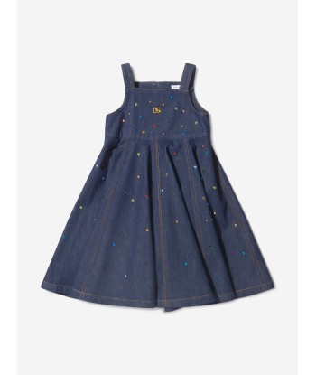 Dolce & Gabbana Baby Girls Embellished Dress With Knickers paiement sécurisé