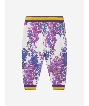 Dolce & Gabbana Baby Girls Cotton Wisteria Print Joggers l'évolution des habitudes 