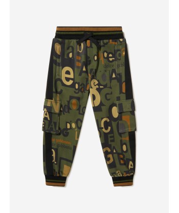 Dolce & Gabbana Boys Cotton Logo Miltary Trousers online