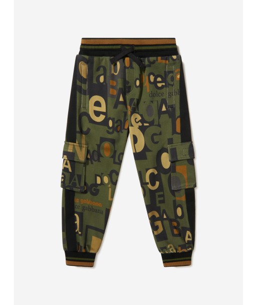 Dolce & Gabbana Boys Cotton Logo Miltary Trousers online