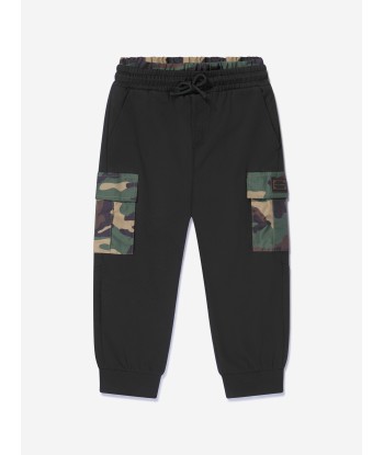 Dolce & Gabbana Boys Cotton Camouflage Pocket Joggers pas cheres