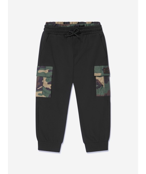 Dolce & Gabbana Boys Cotton Camouflage Pocket Joggers pas cheres