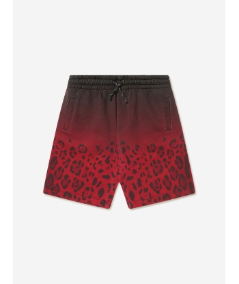 Dolce & Gabbana Boys Cotton Leopard Bermuda Shorts les muscles