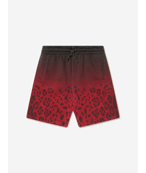 Dolce & Gabbana Boys Cotton Leopard Bermuda Shorts les muscles