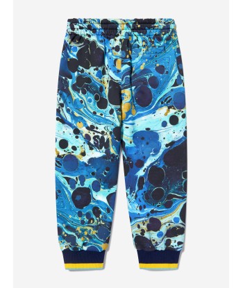 Dolce & Gabbana Boys Cotton Marble Print Joggers en stock