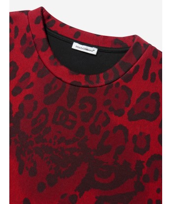 Dolce & Gabbana Boys Cotton Leopard Tank Top outlet