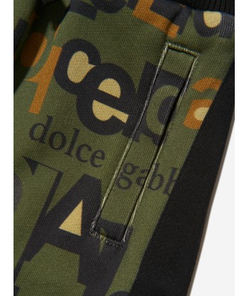 Dolce & Gabbana Boys Cotton Logo Miltary Trousers online