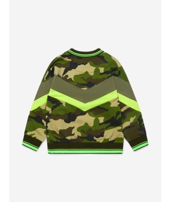 Dolce & Gabbana Boys Cotton Camouflage Logo Sweatshirt offre 