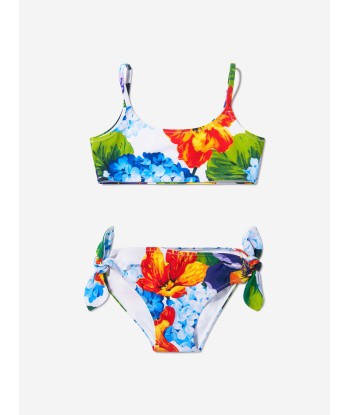 Dolce & Gabbana Girls Hydrangea Print Bikini vous aussi creer 