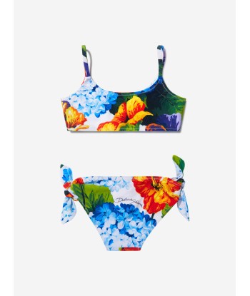 Dolce & Gabbana Girls Hydrangea Print Bikini vous aussi creer 