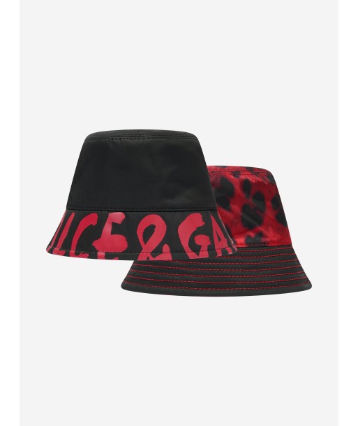 Dolce & Gabbana Boys Reversible Animal Print Bucket Hat à prix réduit toute l'année