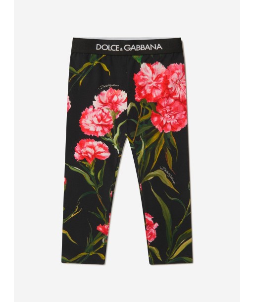 Dolce & Gabbana Girls Carnation Print Leggings Découvrez la collection