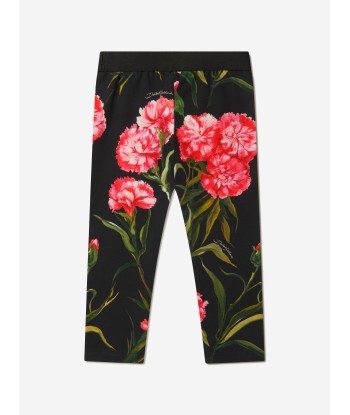 Dolce & Gabbana Girls Carnation Print Leggings Découvrez la collection