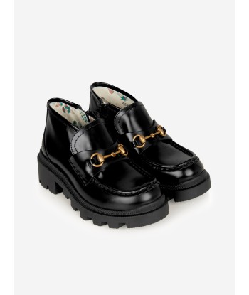 GUCCI Leather Harald Booties plus qu'un jeu 