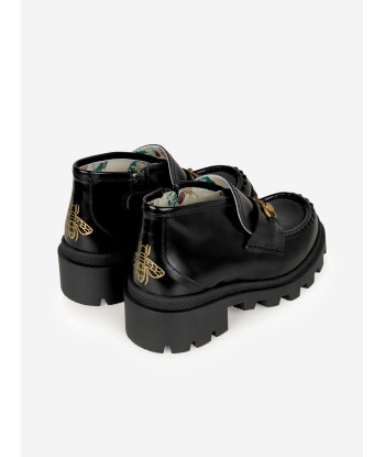 GUCCI Leather Harald Booties plus qu'un jeu 