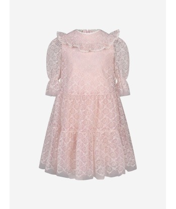 Gucci Girls tulle GG embroidered dress de France