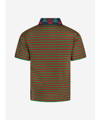 Gucci Boys and Red Striped Polo Top pas chere