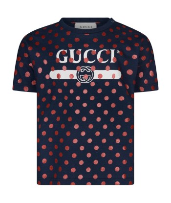 GUCCI Baby Girls Cotton Polka Dots Vintage Logo T-Shirt 2024