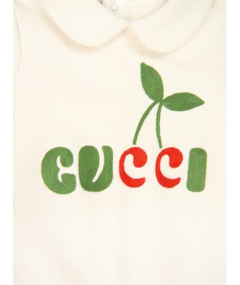 Gucci Baby Girls Babygrow rembourrage situé sous