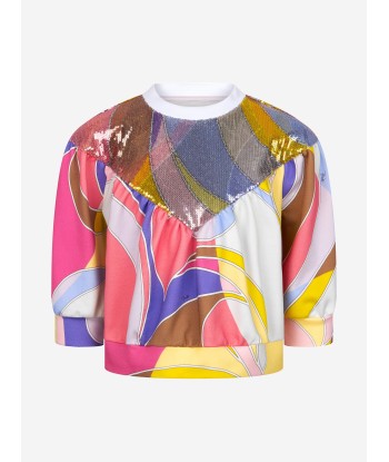 Pucci Girls Sweat Top Paris Déstockage Promo