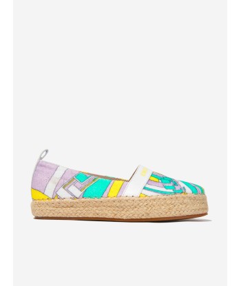 Pucci Girls Cotton Patterned Espadrilles Comment ça marche