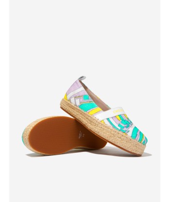 Pucci Girls Cotton Patterned Espadrilles Comment ça marche