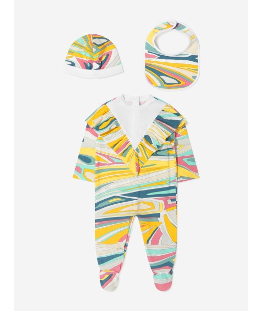 Pucci Baby Girls Cotton Babygrow Gift Set (3 Piece) soldes