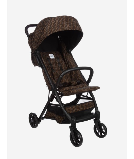 Fendi Baby Zucca Logo Baby Stroller in Brown Vous souhaitez 