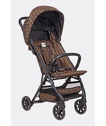 Fendi Baby Zucca Logo Baby Stroller in Brown Vous souhaitez 