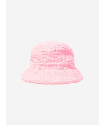 Fendi Baby Girls FF Logo Cloche Hat rembourrage situé sous