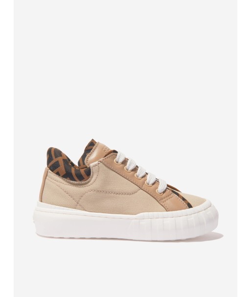 Fendi Unisex Canvas FF Logo Trainers commande en ligne