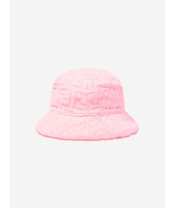 Fendi Baby Girls FF Logo Cloche Hat rembourrage situé sous