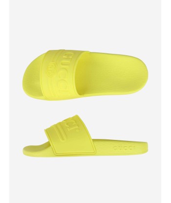 Gucci Girls Sliders - Logo Sliders meilleur choix