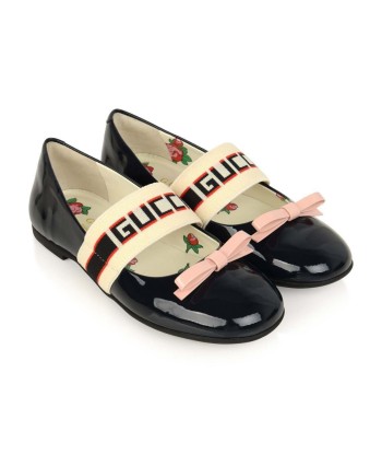 Gucci Girls Patent Leather Ballerina Shoes chez Cornerstreet bien 