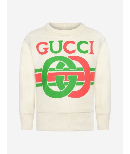 GUCCI Boys Logo Sweater pas cher 