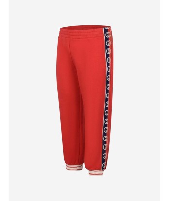 Gucci Kids Joggers - Cotton GG Trim Joggers de pas cher