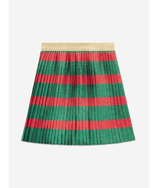 Gucci Girls Striped Lurex Skirt plus qu'un jeu 