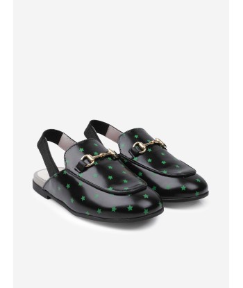 Gucci Kids Shoes - Leather Slingback Star Shoes les ctes