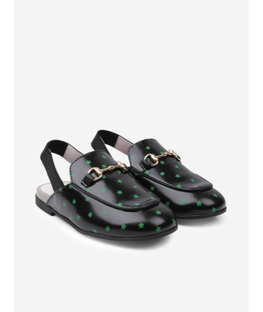 Gucci Kids Shoes - Leather Slingback Star Shoes les ctes