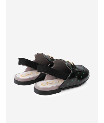 Gucci Kids Shoes - Leather Slingback Star Shoes les ctes