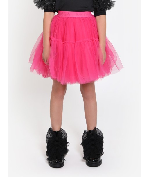 Monnalisa Girls Tulle Skirt in Pink 2024