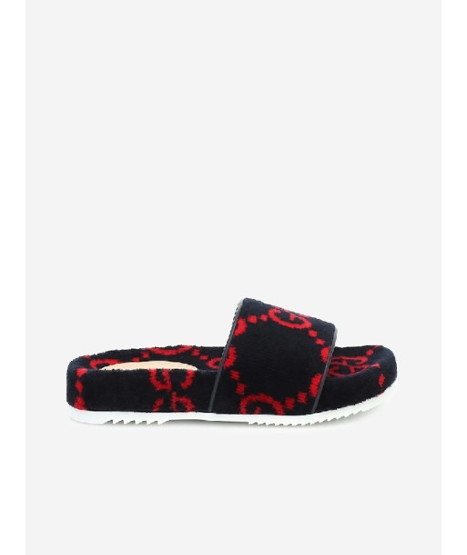 Gucci Kids Sliders - Terry Cloth Sliders Découvrez la collection