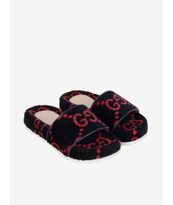 Gucci Kids Sliders - Terry Cloth Sliders Découvrez la collection