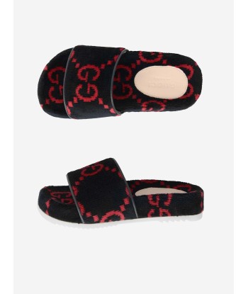 Gucci Kids Sliders - Terry Cloth Sliders Découvrez la collection