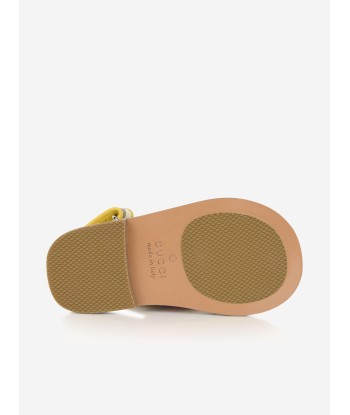 Gucci Girls Sandals - Beige Supreme Canvas GG Heart Sandals commande en ligne