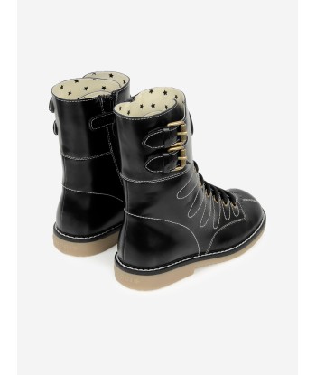 Gucci Girls Leather Lace Up Boots En savoir plus